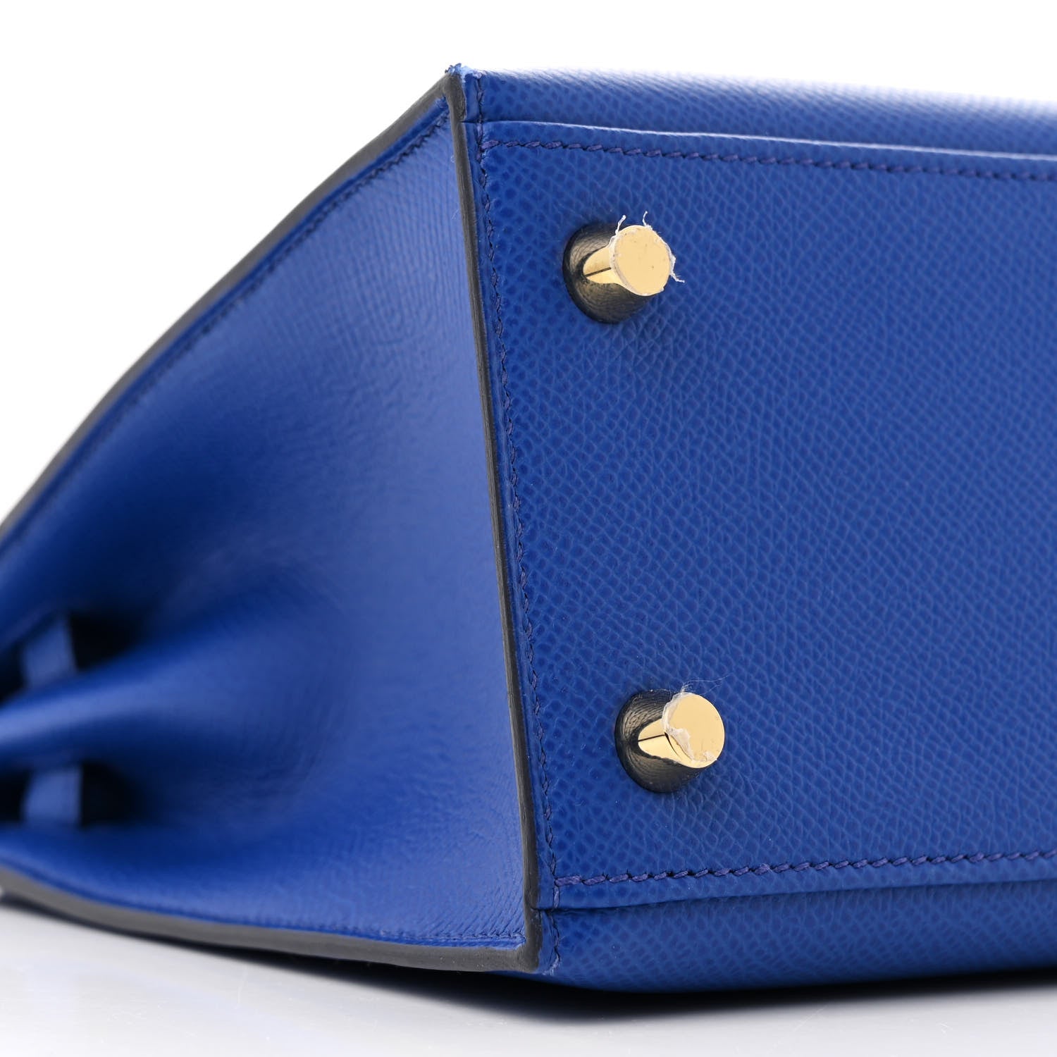 Hermes Epsom Kelly Sellier 25 Bleu Royal 8 of 14