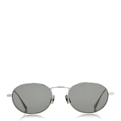 Saint Laurent Metal Aviator Sunglasses SL799 Silver Gray 2 of 9