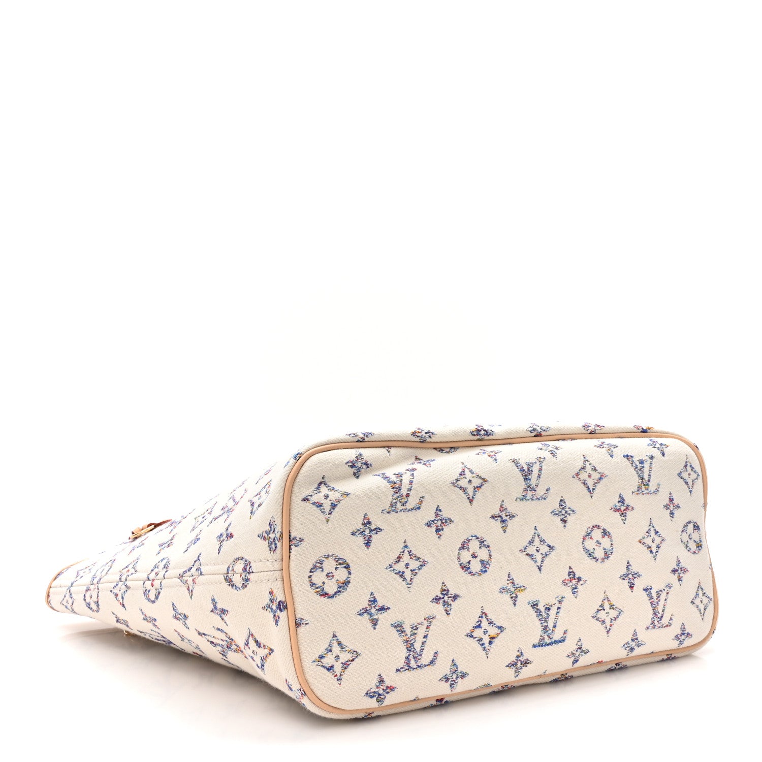 Louis Vuitton Monogram Jacquard Neverfull MM Multicolor Beige 5 of 11