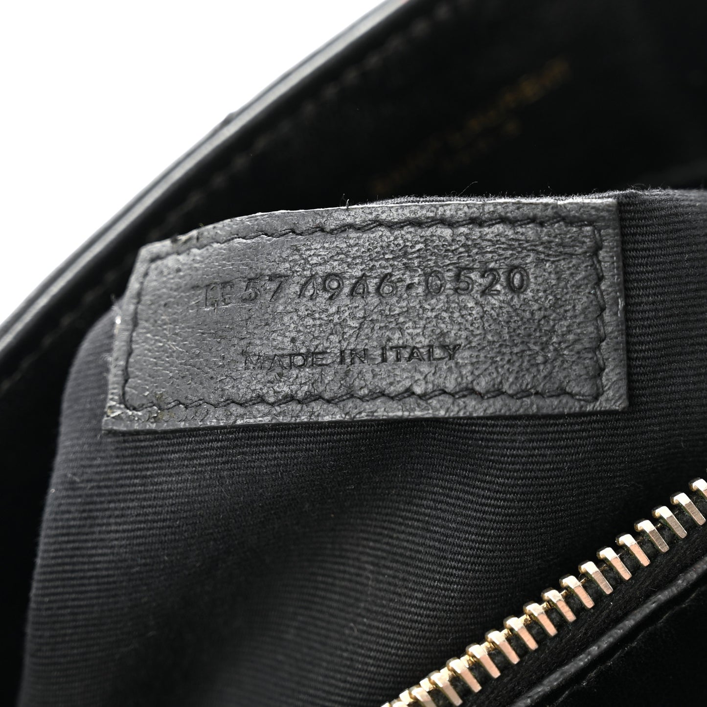Calfskin Y Quilted Monogram Medium Loulou Chain Satchel Black