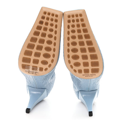 Bottega Veneta Crunch Calfskin Sharpei Pumps 37 Ice 6 of 9