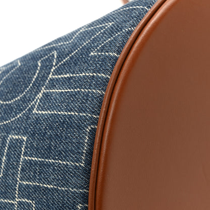 Celine Denim Calfskin Logo Bucket 16 Bag Blue 13 of 15