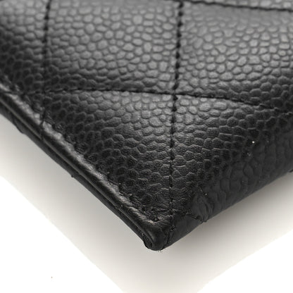 Chanel Caviar Quilted Card Holder Black 8 of 10