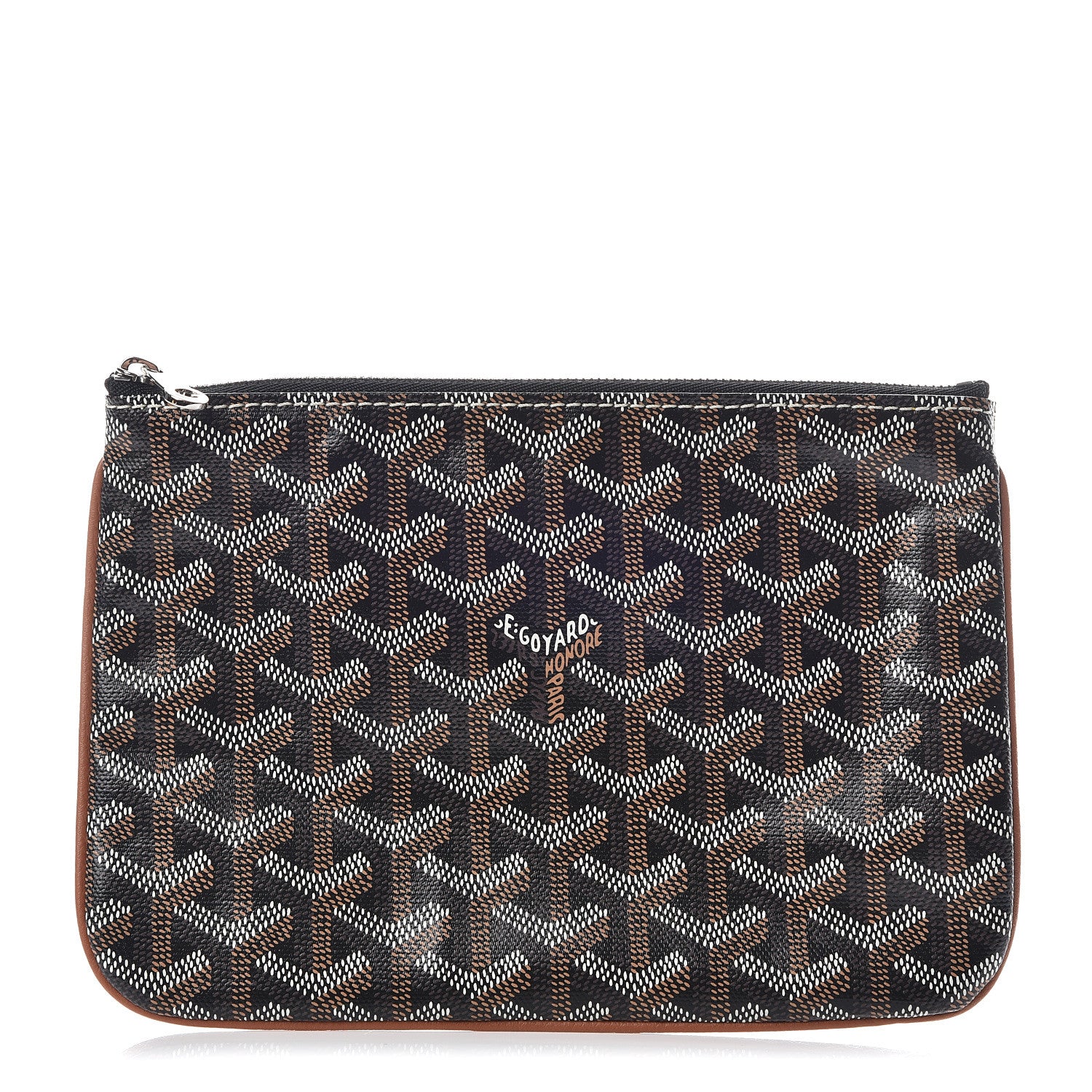 Goyard Goyardine Senat Pochette PM Black Gold 1 of 6