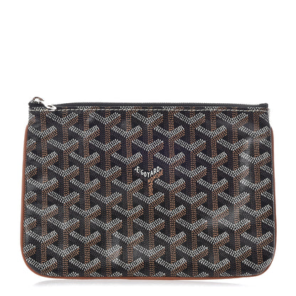 Goyard Goyardine Senat Pochette PM Black Gold 1 of 6