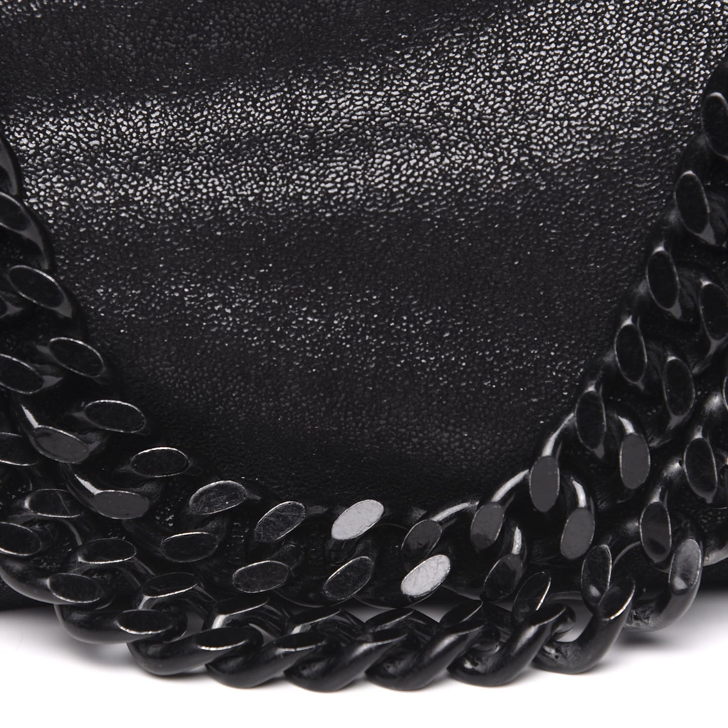 Shaggy Deer Small Falabella Tote Black