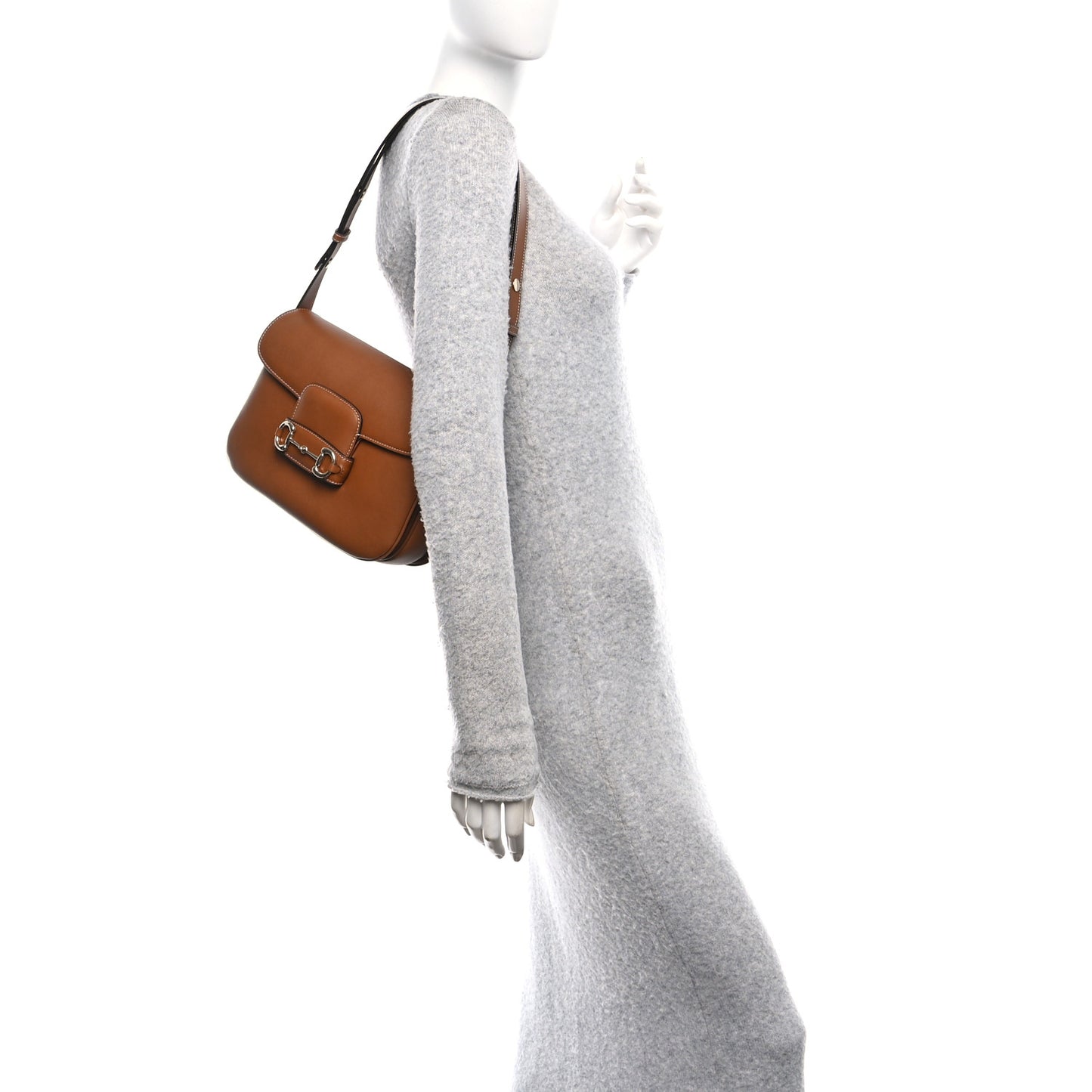 Arabella Calfskin Horsebit 1955 Shoulder Bag Sundial