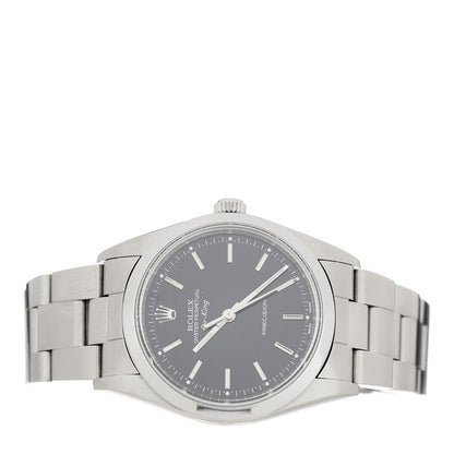 Rolex Stainless Steel 34mm Air-King Oyster Perpetual Precision Watch Black 14000 2 of 4