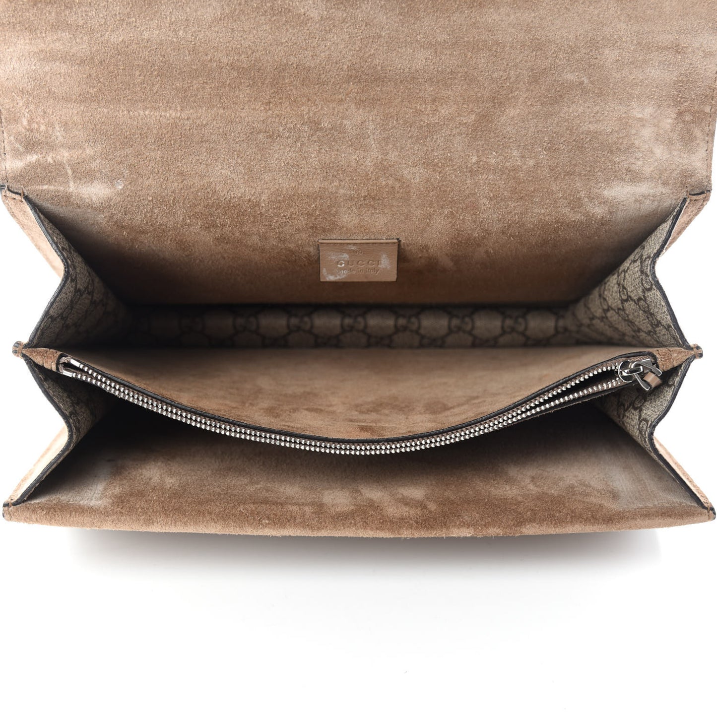 GG Supreme Monogram Medium Dionysus Shoulder Bag Taupe