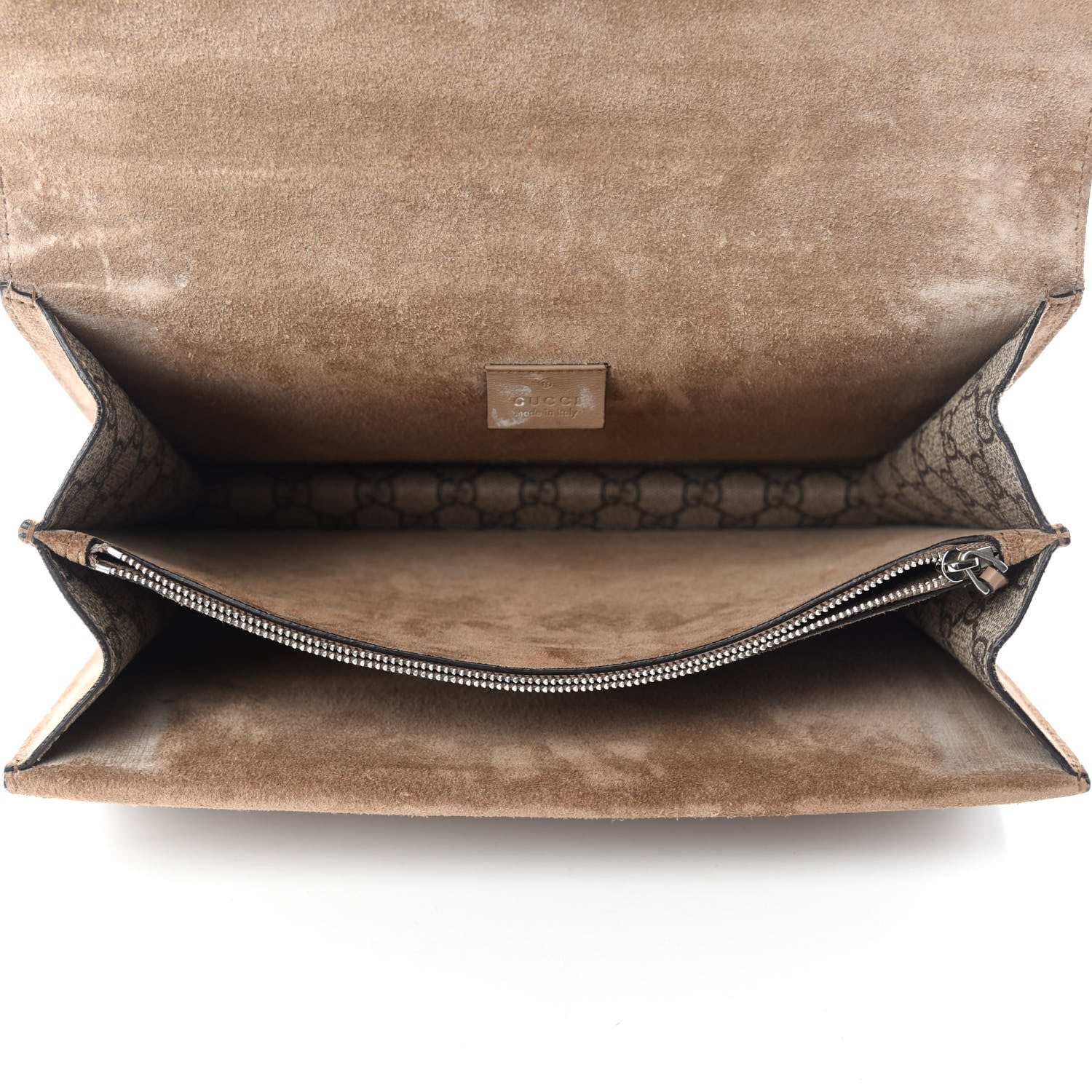 Gucci GG Supreme Monogram Medium Dionysus Shoulder Bag Taupe 5 of 11