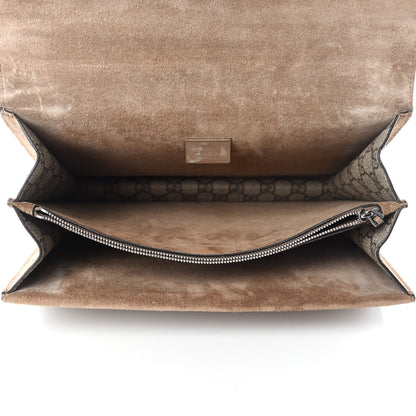 Gucci GG Supreme Monogram Medium Dionysus Shoulder Bag Taupe 5 of 11