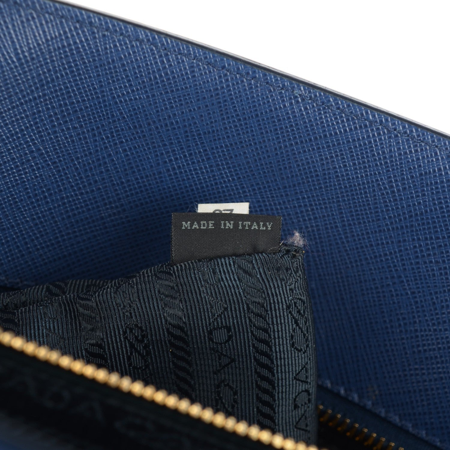 Prada Saffiano Lux Large Top Handle Open Tote Bluette 7 of 8