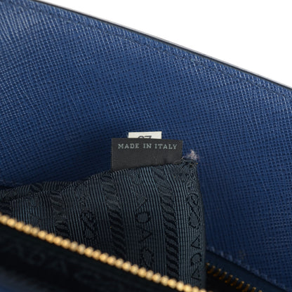 Prada Saffiano Lux Large Top Handle Open Tote Bluette 7 of 8