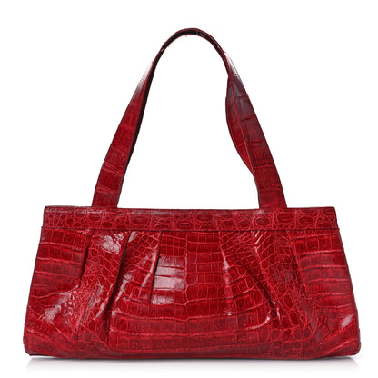 Nancy Gonzalez Crocodile Shoulder Bag Red 1 of 10