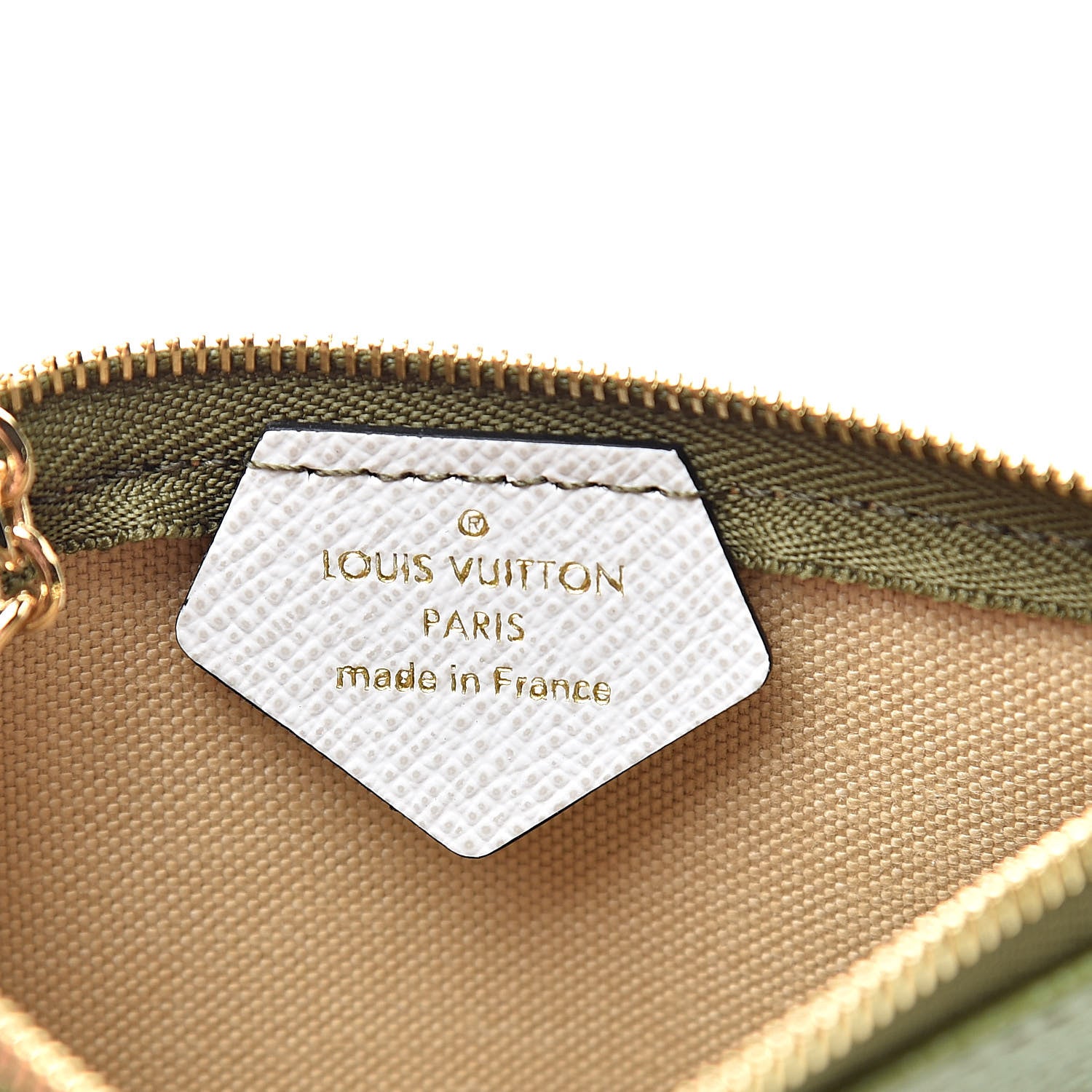 Louis Vuitton Monogram Giant Micro Pochette Accessories Kaki White 6 of 8