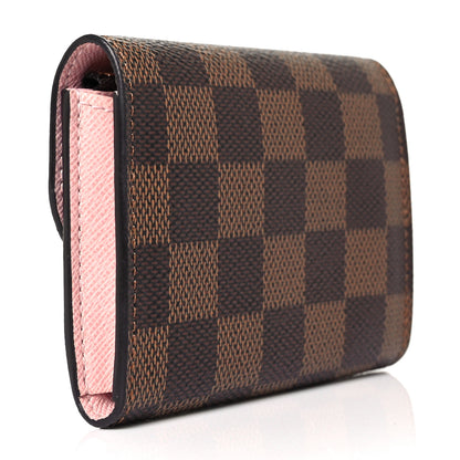 Louis Vuitton Damier Ebene Rosalie Coin Purse Rose Ballerine 3 of 8