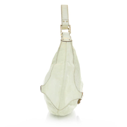 Gucci Horsebit Embossed Leather Amalfi Bamboo Hobo 4 of 9