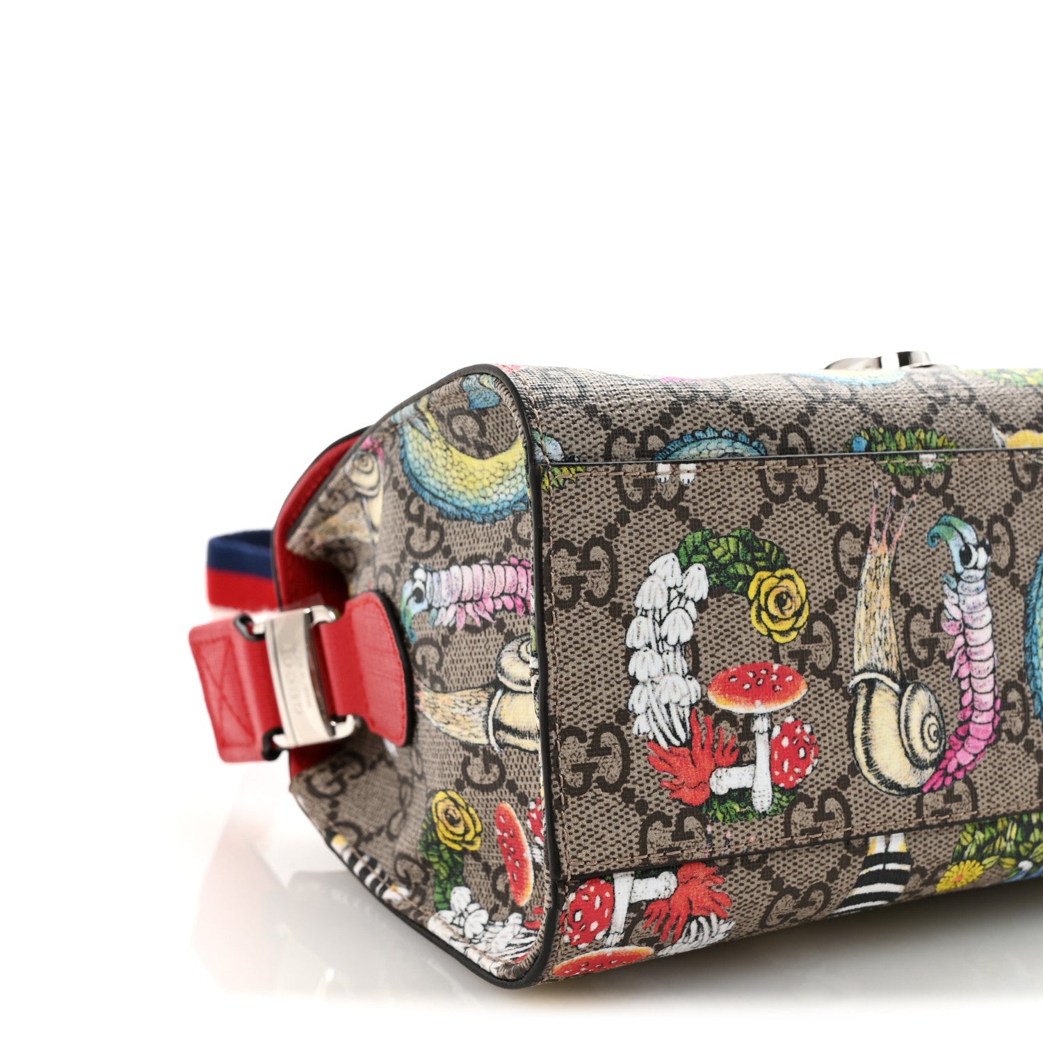 Gucci GG Supreme Monogram Childrens Bugs Print Shoulder Bag Multicolor 9 of 10