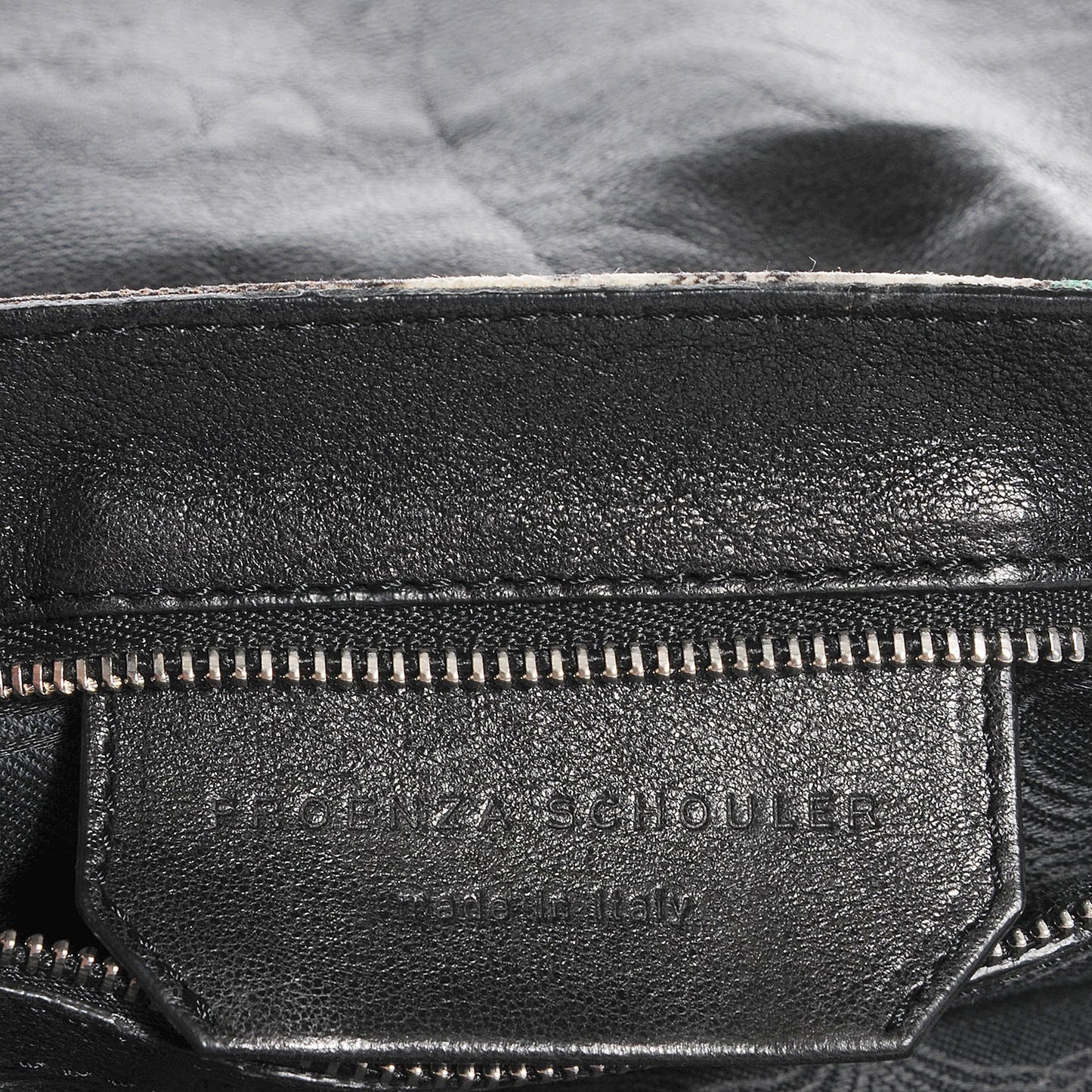 Floral Printed Canvas Medium PS1 Satchel Sea Green