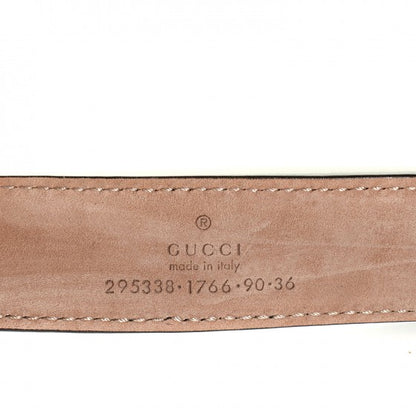 Gucci Calfskin Round Buckle Horsebit Selleria Belt Black 90 36 5 of 10