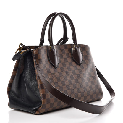 Louis Vuitton Cuir Taurillon Damier Ebene Normandy Black 4 of 8