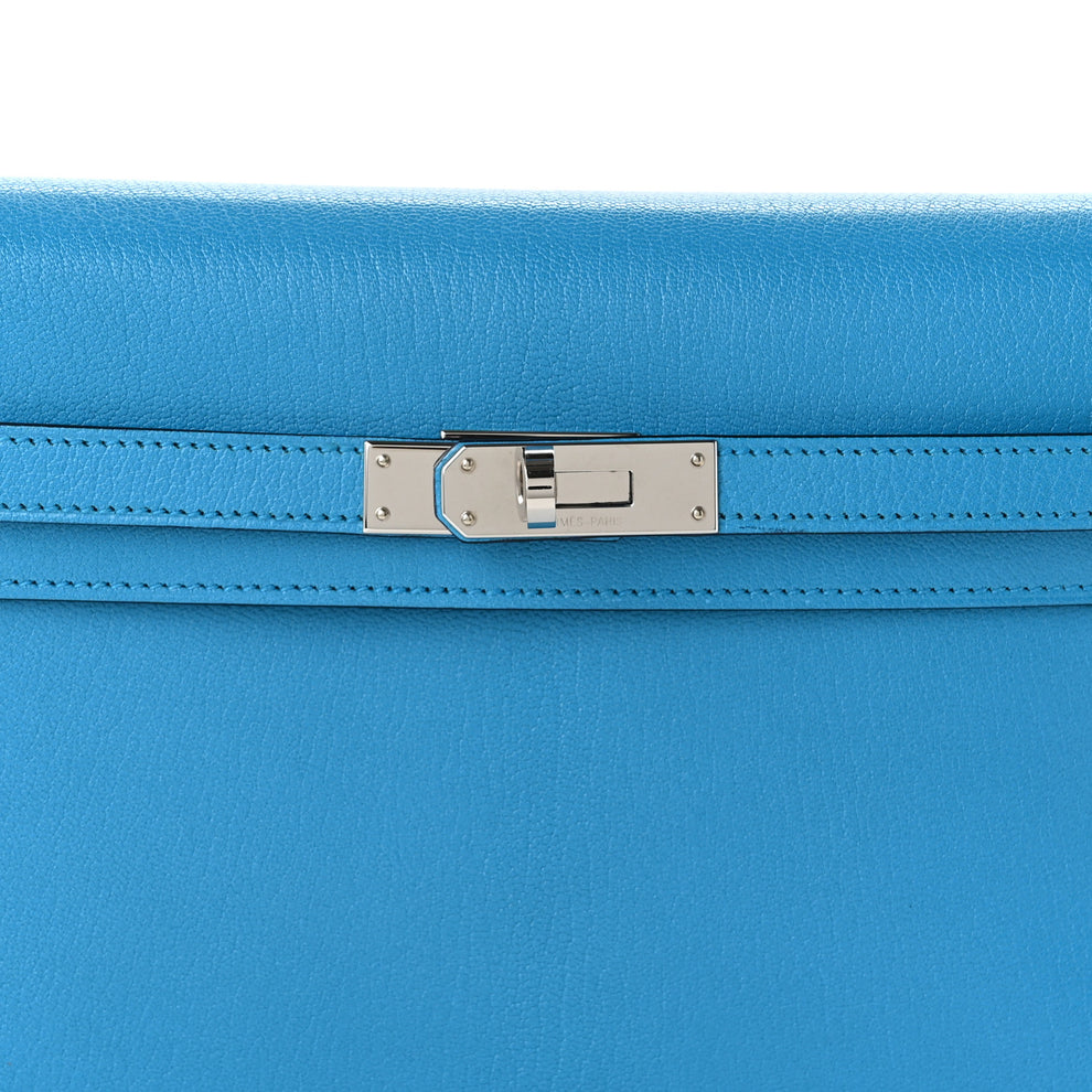 Hermes Chevre Chamkila Kelly Elan Bleu Frida 1998991 – FASHIONPHILE