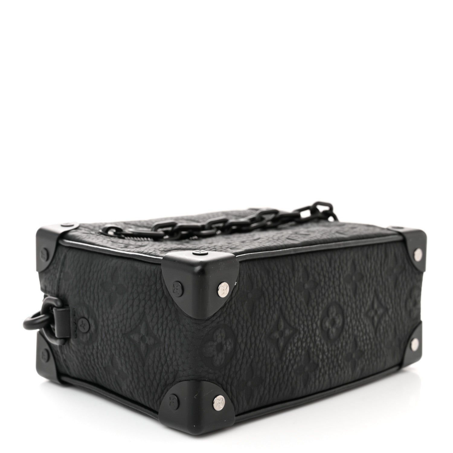Louis Vuitton Taurillon Monogram Mini Soft Trunk Black 4 of 9