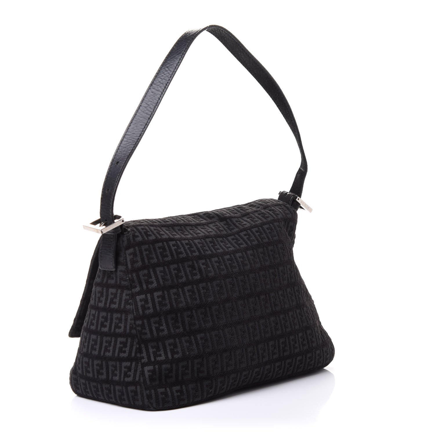 Fendi Zucchino Mama Baguette Black 2 of 4