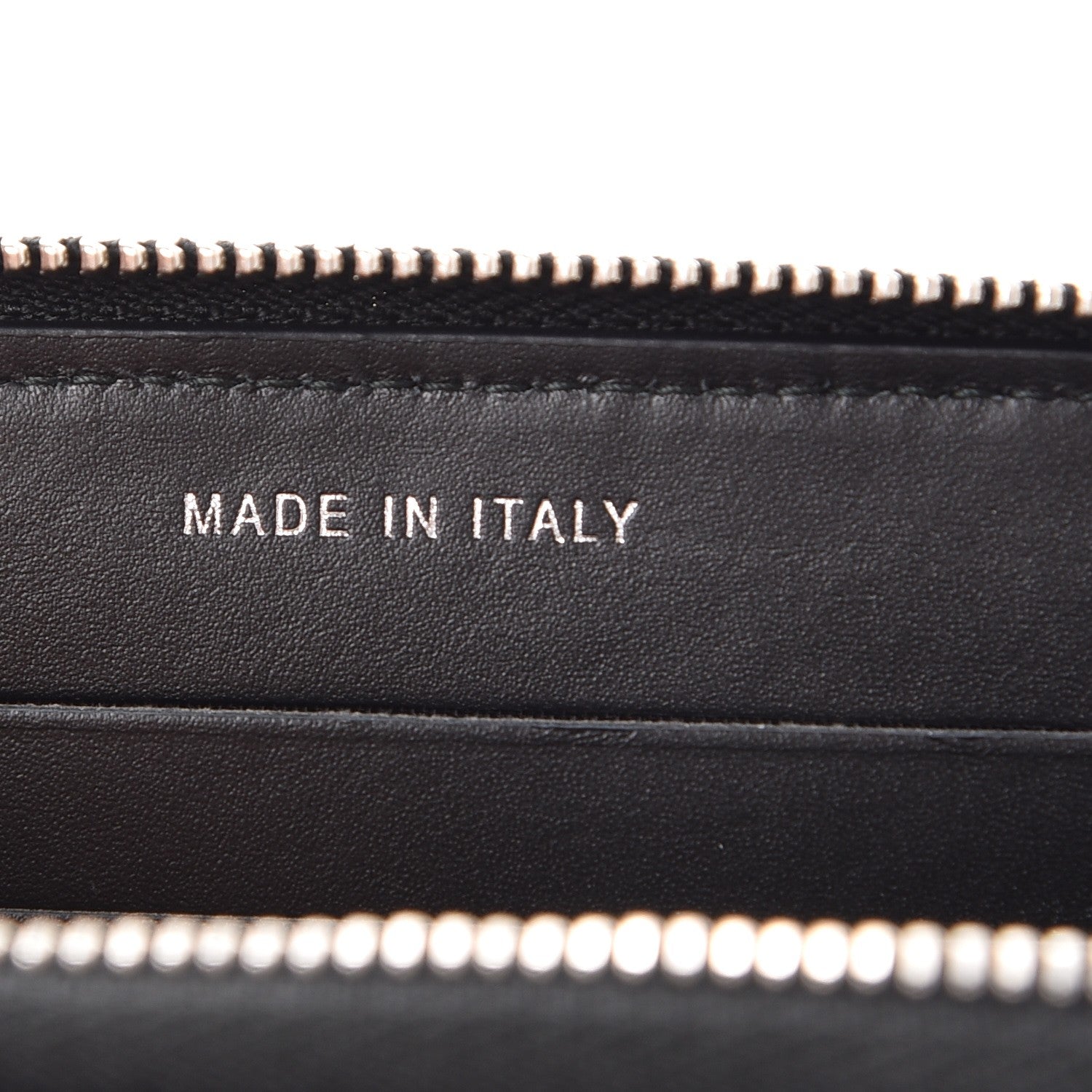 Chanel Lambskin Camellia Studded Zip Around Wallet Black 7 of 8