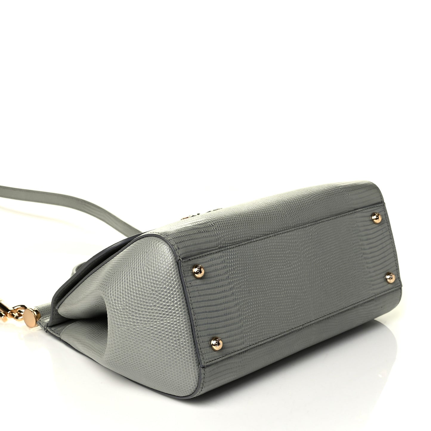 Stampa Iguana Crystal Medium Miss Sicily Satchel Grey