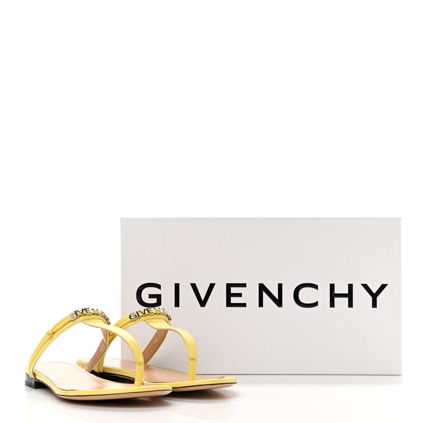 Calfksin Elba Thong Sandals 39 Pale Yellow