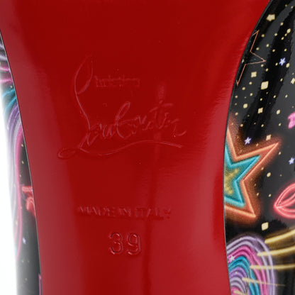 Christian Louboutin Patent Starlight Hot Chick 100 Pumps 39 Multicolor 8 of 9
