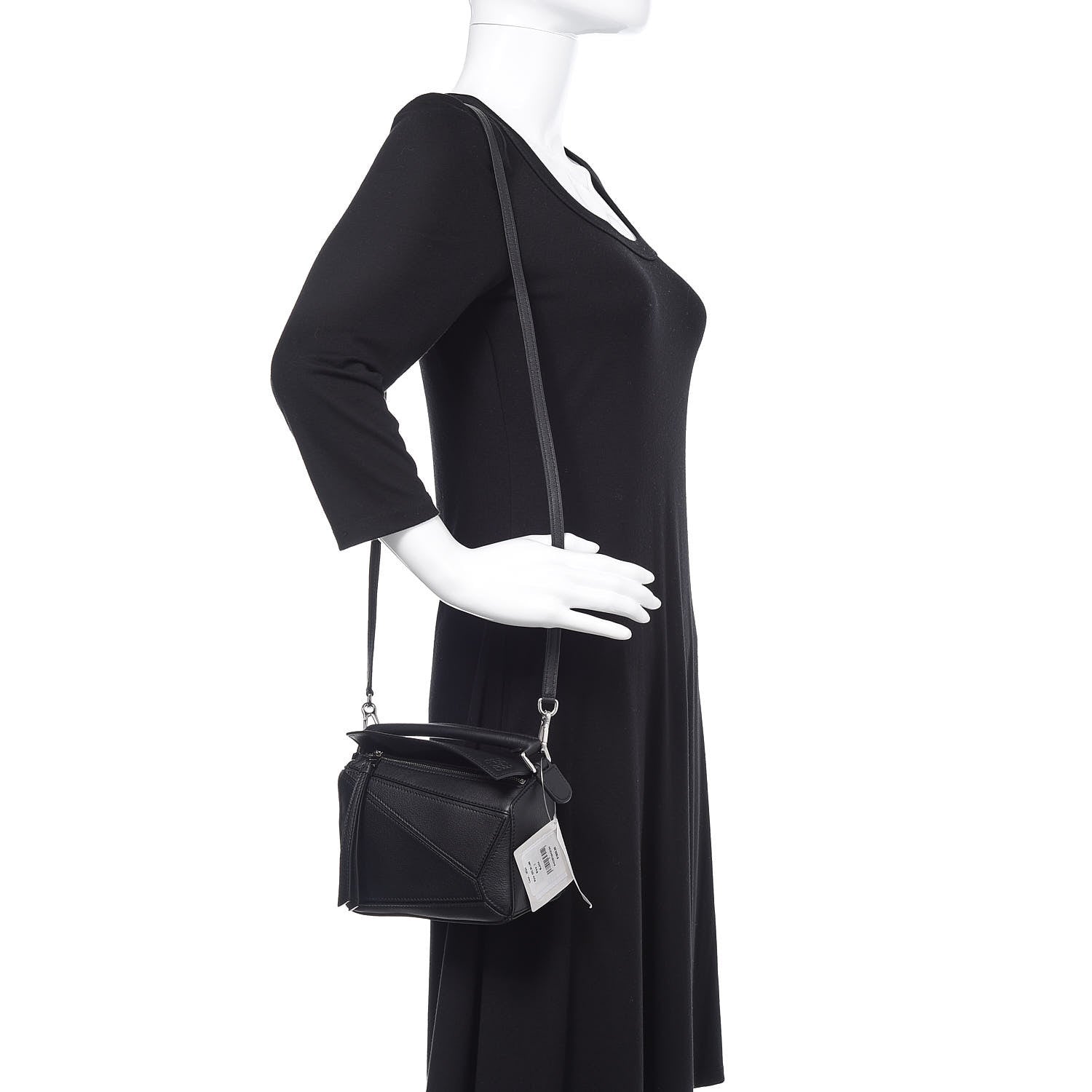 Loewe Calfskin Mini Puzzle Bag Black 2 of 10