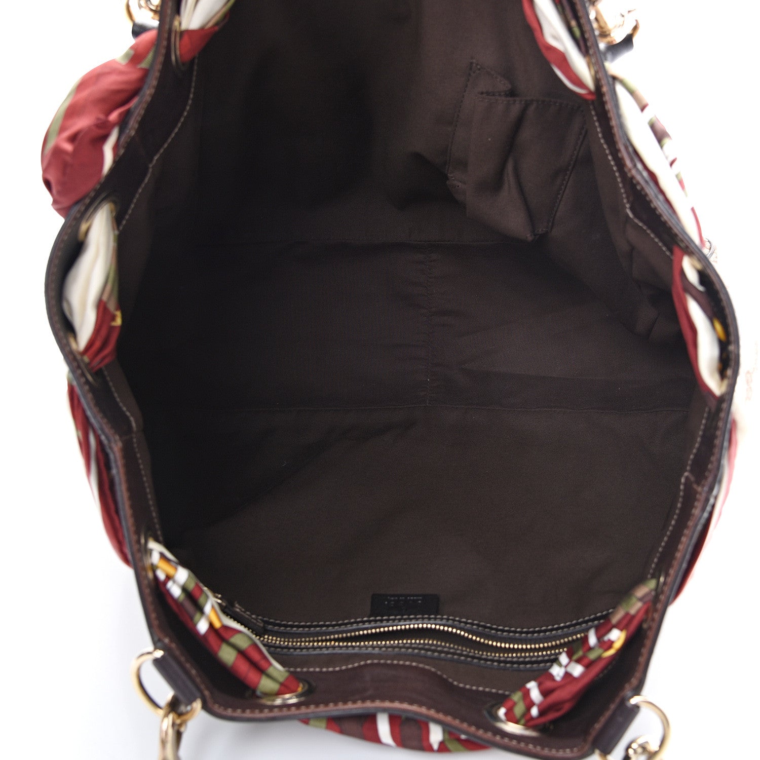Gucci Monogram Large Positano Tote Brown 4 of 18