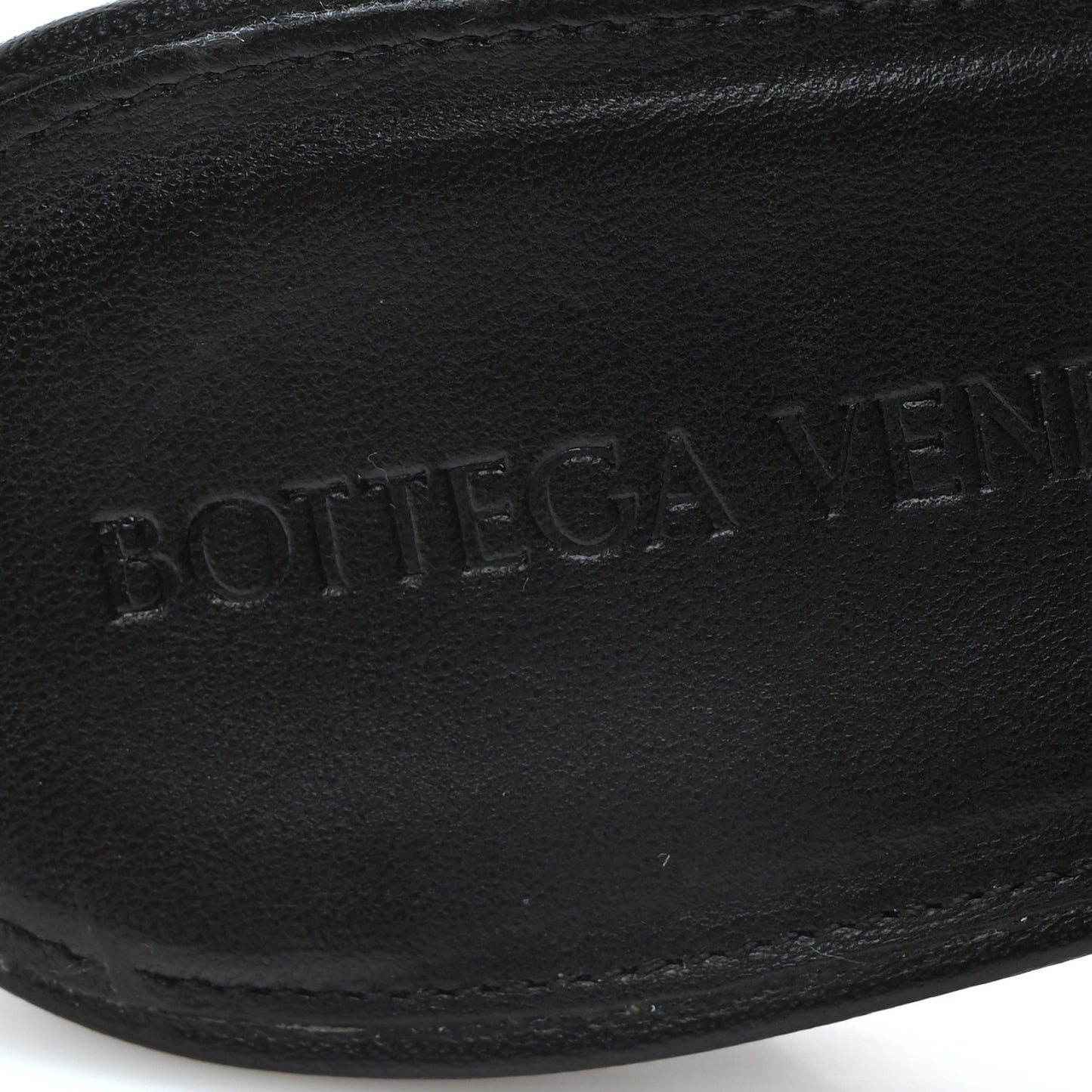 Nappa Quilted Rubber Lido Mule Sandals 38 Black