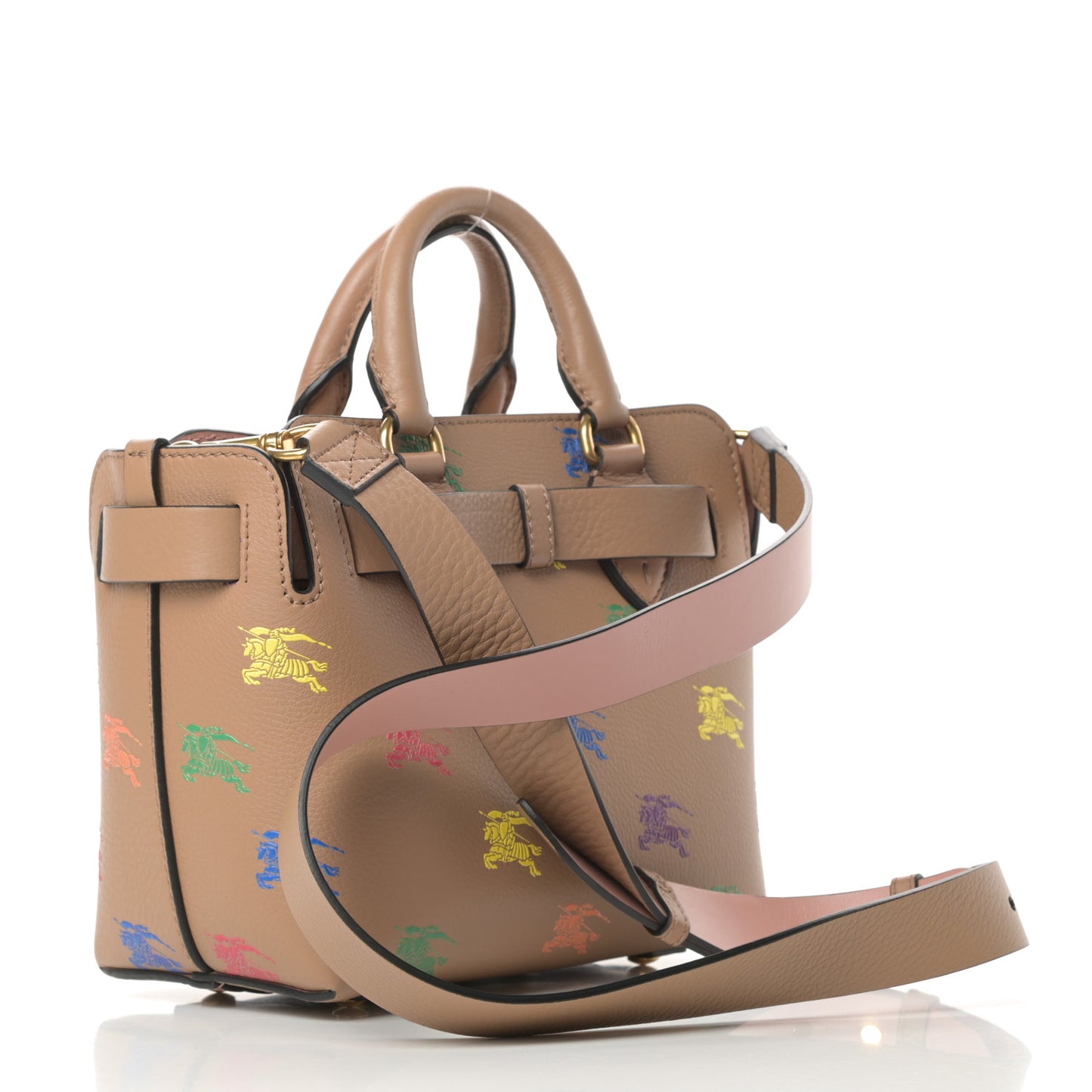 Grained Calfskin EKD Baby Belt Bag Light Camel