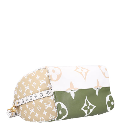 Louis Vuitton Monogram Giant Speedy Bandouliere 30 Kaki Beige 3 of 8
