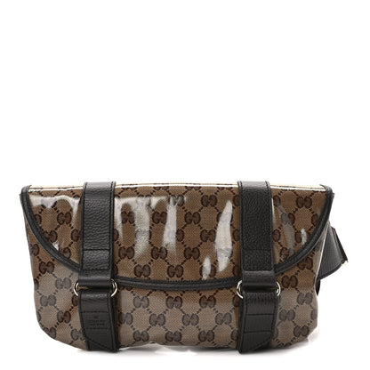 Gucci Crystal Monogram Waist Belt Bag Brown 1 of 10