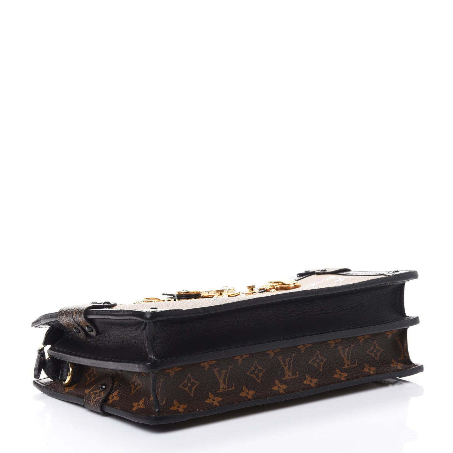 Reverse Monogram Trunk Clutch