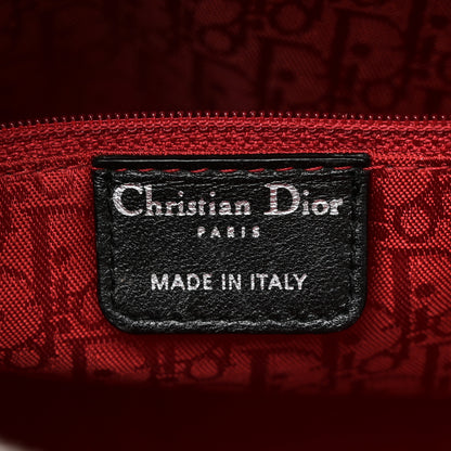 Christian Dior Lambskin Cannage Large Lady Dior Black 6 of 10