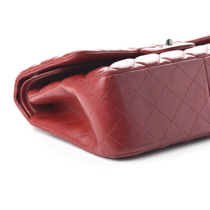 Chanel Lambskin Quilted Jumbo Double Flap Red 6 of 10