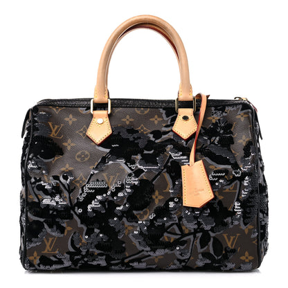 Louis Vuitton Monogram Fleur De Jais Sequins Speedy 30 1 of 13