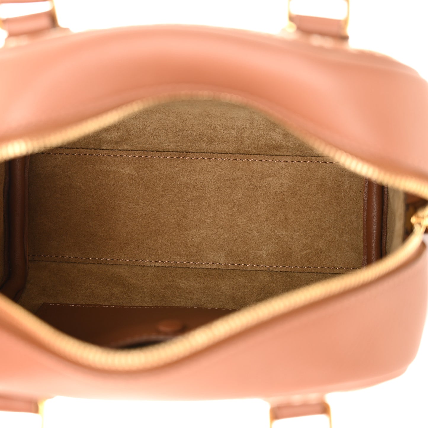Jacquard Anagram Calfskin Mini Amazona 16 Square Bag Tan