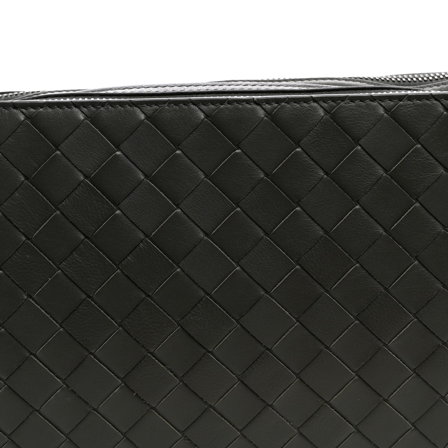 Nappa Intrecciato Belt Bag Light Graphite
