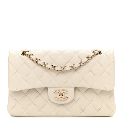 Chanel Caviar Quilted Small Double Flap White 1 of 11