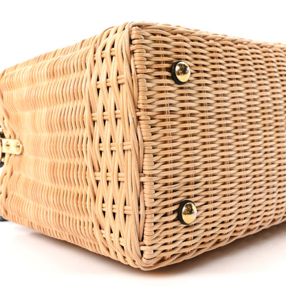 Louis Vuitton Rattan Calfskin Capucines BB Black 8 of 9