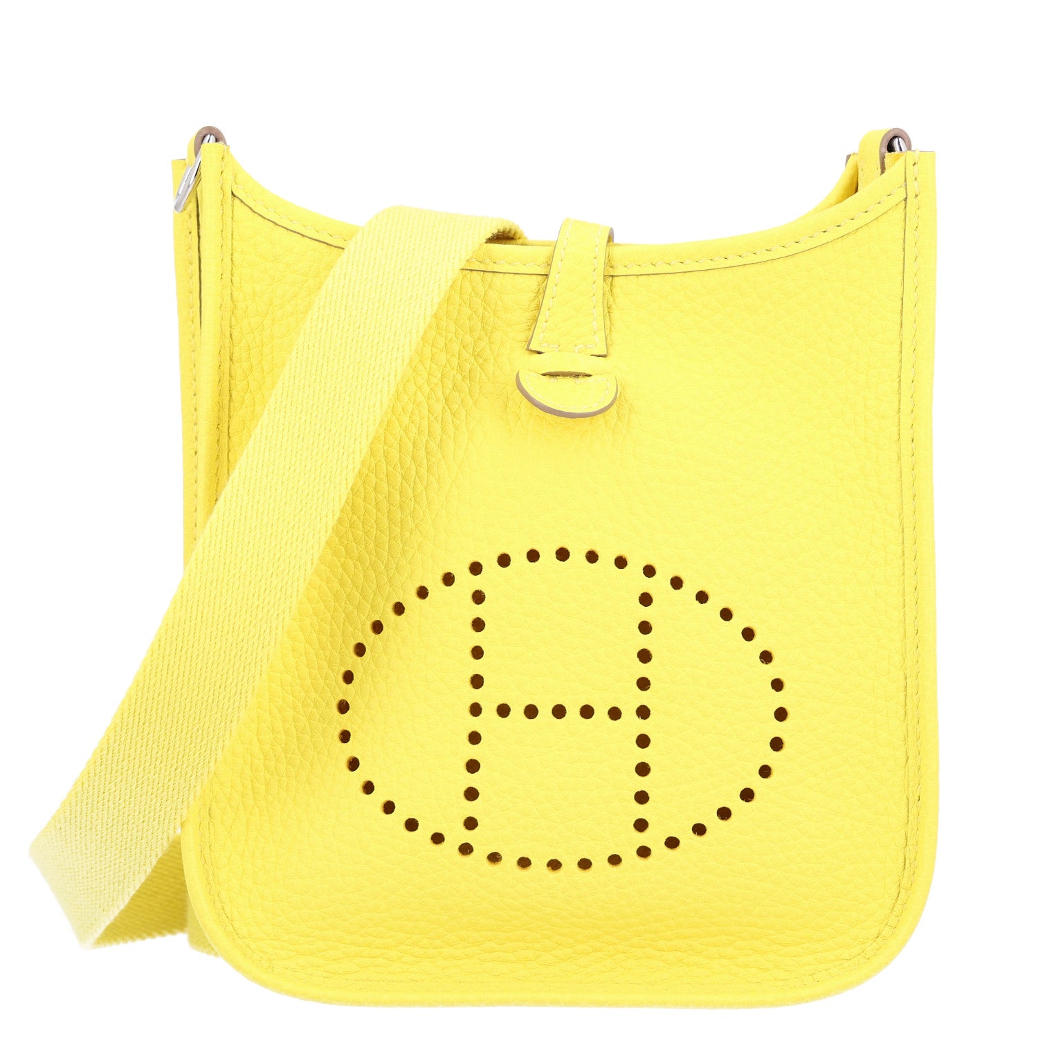 Hermes Taurillon Clemence Evelyne TPM Limoncello 1 of 10