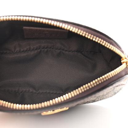 Gucci GG Supreme Monogram Web Ophidia Dome Key Pouch Beige New Acero 4 of 8