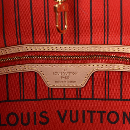 Louis Vuitton Monogram Jungle Dots Neo Neverfull MM Coquelicot Denim 8 of 10