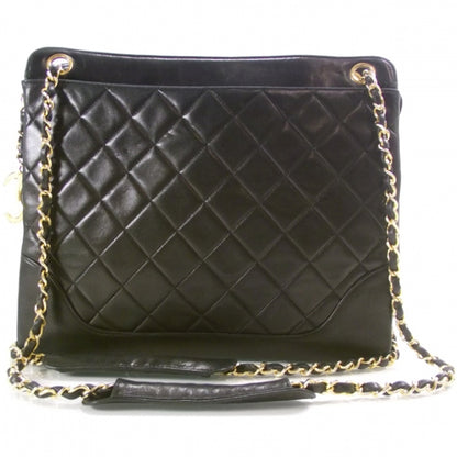 Chanel Lambskin Shopping Tote Black 1 of 12